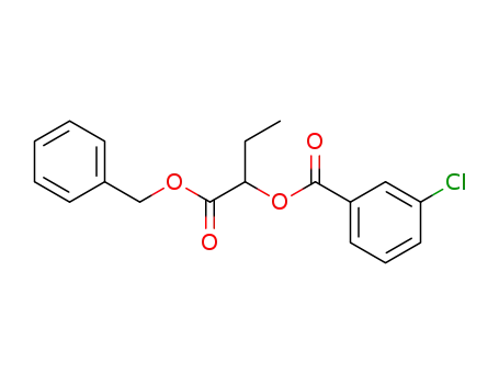 R,S-α-3-Chlor-benzoyloxy-butter-saeurebenzylester