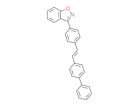 3-[4-(<i>trans</i>-2-biphenyl-4-yl-vinyl)-phenyl]-benzo[<i>d</i>]isoxazole
