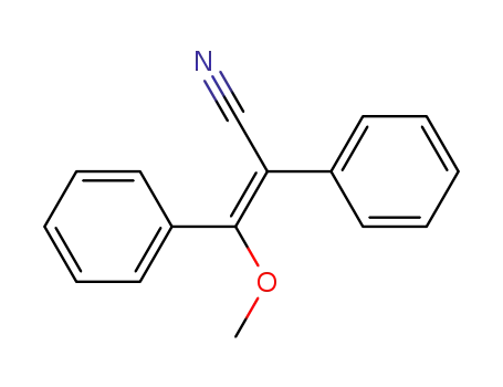 E diphenyl-2,3 methoxy-3 acrylonitrile