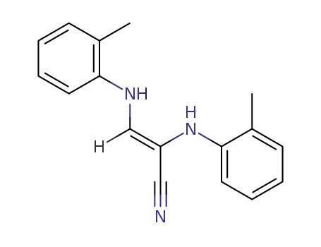 2,3-bis(2-methylphenylamino)propenenitrile