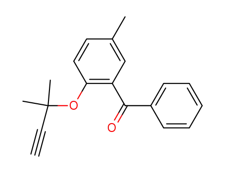 2-(1,1-dimethylprop-2-ynyloxy)-5-methyl-benzophenone