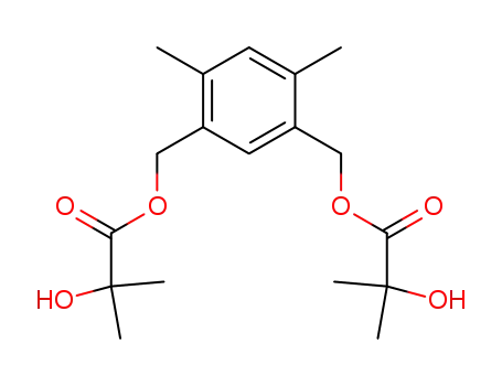 1,3-Bis-(α-hydroxy-isobutyryloxymethyl)-4,6-dimethyl-benzol