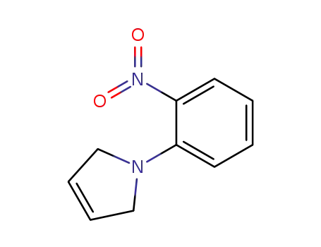 Molecular Structure of 113342-92-0 (1-(2-Nitro-phenyl)-2,5-dihydro-1H-pyrrole)