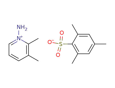 Molecular Structure of 81450-86-4 (2,3-dimethylpyridin-1-ium-1-amine 2,4,6-trimethylbenzenesulfonate)