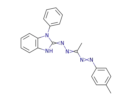 Molecular Structure of 18301-37-6 (C<sub>22</sub>H<sub>20</sub>N<sub>6</sub>)