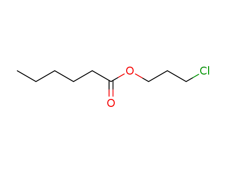 Molecular Structure of 927-50-4 (Hexanoic acid, 3-chloropropyl ester)