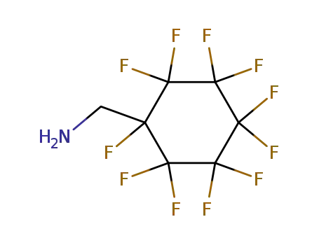 Molecular Structure of 56915-04-9 ((undecafluorocyclohexyl)methylamine)