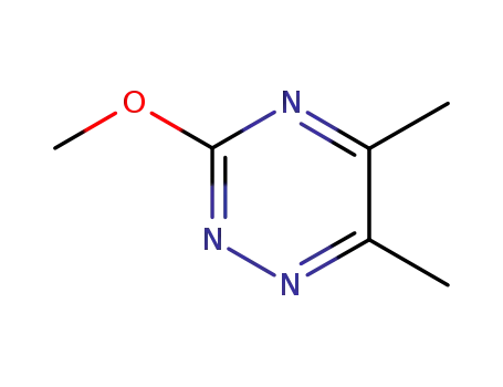 Molecular Structure of 28735-31-1 (5,6-Dimethyl-3-methoxy-as-triazine)