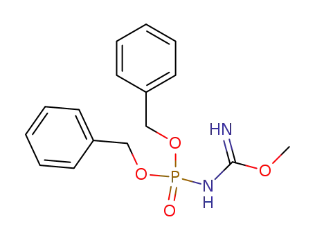 <i>N</i>-(bis-benzyloxy-phosphoryl)-<i>O</i>-methyl-isourea
