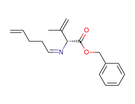(R)-3-Methyl-2-pent-4-en-(Z)-ylideneamino-but-3-enoic acid benzyl ester