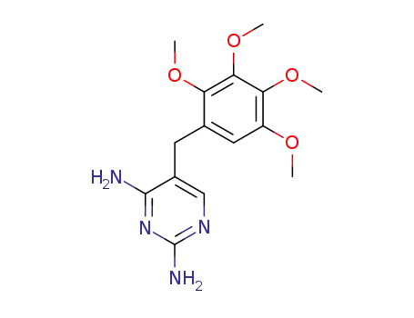 Molecular Structure of 6981-09-5 (Pyrimidine, 2,4-diamino-5-[[2,3,4,5-tetramethoxyphenyl]-)