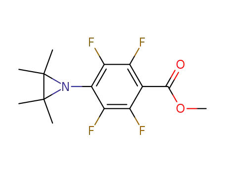 2,2,3,3-tetramethyl-1-(2,3,5,6-tetrafluoro-4-carbomethoxyphenyl)aziridine