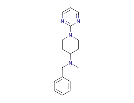 Molecular Structure of 76167-43-6 (N-benzyl-N-methyl-1-pyrimidin-2-ylpiperidin-4-amine)