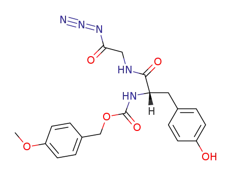 Glycyl azide, N-[N-[[(4-methoxyphenyl)methoxy]carbonyl]-L-tyrosyl]-