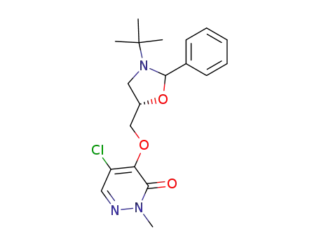 4-<(3-tert-Butyl-2-phenyl-1,3-oxazolidin-5-yl)methoxy>-5-chloro-2-methylpyridazin-3(2H)-one