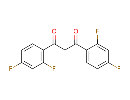 Molecular Structure of 142472-18-2 (1,3-Propanedione,1,3-bis(2,4-difluorophenyl)-)