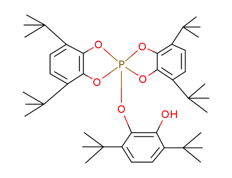 Molecular Structure of 67341-93-9 (bis(3,6-di-tert-butylphenylene-1,2-dihydroxy)-2-hydroxy-3,6-di-tert-butylphenoxyphosphorane)