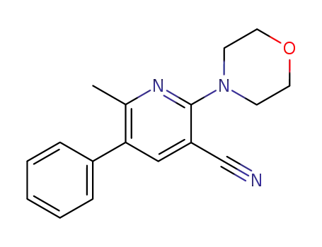 3-Pyridinecarbonitrile, 6-methyl-2-(4-morpholiny