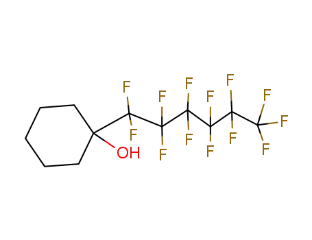 Molecular Structure of 57241-95-9 (Cyclohexanol, 1-(tridecafluorohexyl)-)