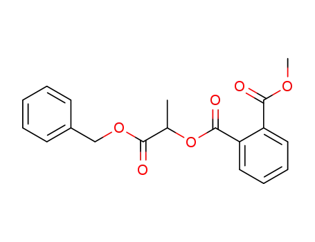 O-(2-Methoxycarbonyl-benzoyl)-milchsaeure-benzylester