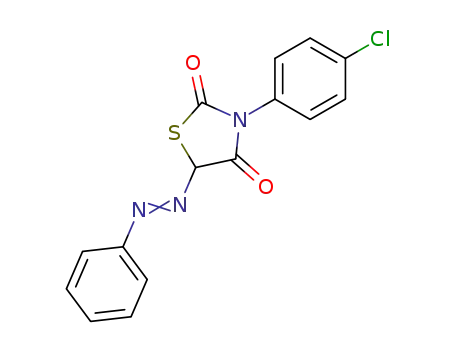 (4-chloro-phenyl)-thiazolidinetrione 5-phenylhydrazone