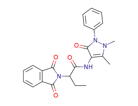 2-이소인돌린아세트아미드, N-안티피리닐-1,3-디옥소-알파-에틸-