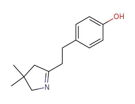 2-<β-(4'-Hydroxyphenyl)-ethyl>-4,4-dimethyl-Δ1-pyrrolin