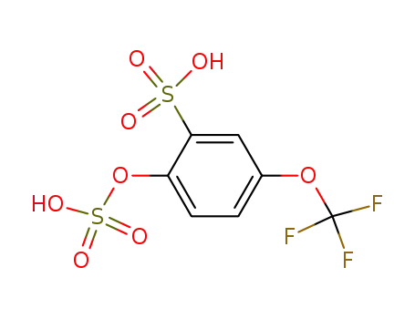 2-Sulfooxy-5-trifluoromethoxy-benzenesulfonic acid