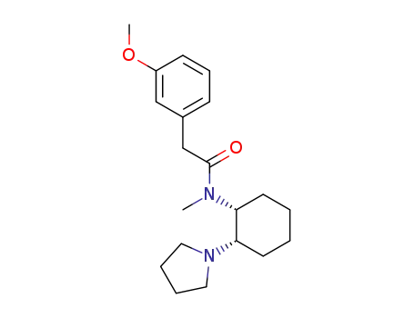 2-(3-Methoxy-phenyl)-N-methyl-N-((1R,2S)-2-pyrrolidin-1-yl-cyclohexyl)-acetamide