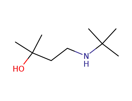 Molecular Structure of 111525-39-4 (2-Butanol, 4-[(1,1-dimethylethyl)amino]-2-methyl-)