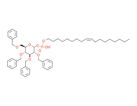 <(Z)-9-Octadecenyl>(2,3,4,6-tetra-O-benzyl-α-D-glucopyranosyl)-hydrogenphosphat