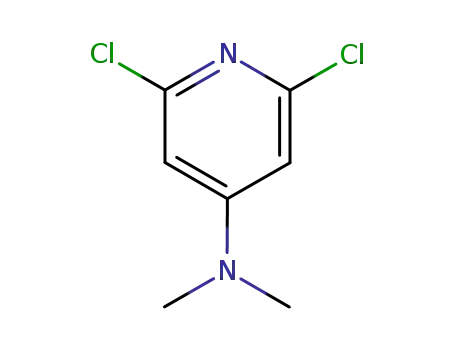 Molecular Structure of 175461-34-4 ((2,6-DICHLORO-PYRIDIN-4-YL)-DIMETHYL-AMINE)