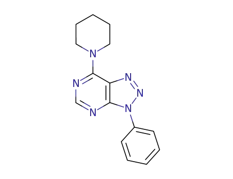 7-piperidino-3-phenyl-3H-1,2,3-triazolo<4,5-d>pyrimidine