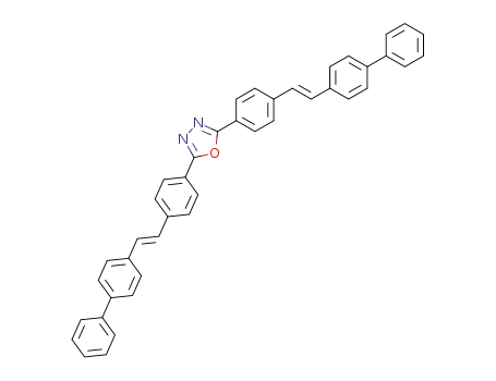 2,5-bis-[4-(<i>trans</i>-2-biphenyl-4-yl-vinyl)-phenyl]-[1,3,4]oxadiazole