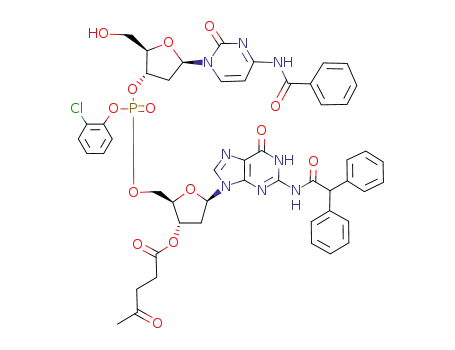 Molecular Structure of 91592-83-5 (C<sub>51</sub>H<sub>48</sub>ClN<sub>8</sub>O<sub>14</sub>P)
