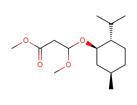 Methyl 3-(-)-menthyloxy-3-methoxypropanoate