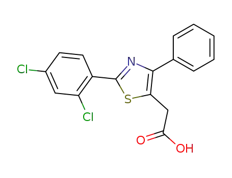 [2-(2,4-dichloro-phenyl)-4-phenyl-thiazol-5-yl]-acetic acid
