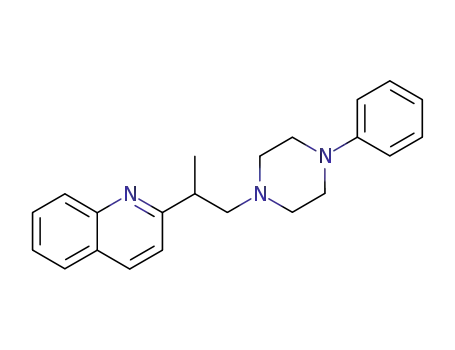 2-(1-Methyl-2-(4-phenyl-1-piperazinyl)ethyl)quinoline