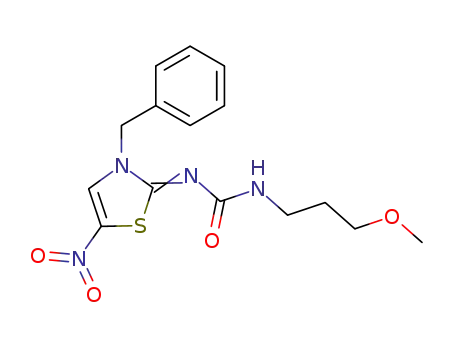 (3-benzyl-5-nitro-3<i>H</i>-thiazol-2-ylidene)-(3-methoxy-propyl)-urea