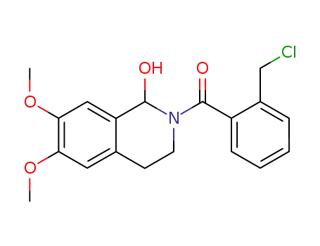 1-Isoquinolinol,
2-[2-(chloromethyl)benzoyl]-1,2,3,4-tetrahydro-6,7-dimethoxy-
