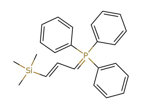 triphenyl<trans-3-(trimethylsilyl)-2-propenylidene>phosphorane