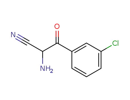 Molecular Structure of 744150-13-8 (Benzenepropanenitrile,  -alpha--amino-3-chloro--bta--oxo-)