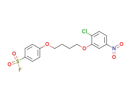 Benzenesulfonylfluoride, 4-[4-(2-chloro-5-nitrophenoxy)butoxy]- cas  31185-45-2