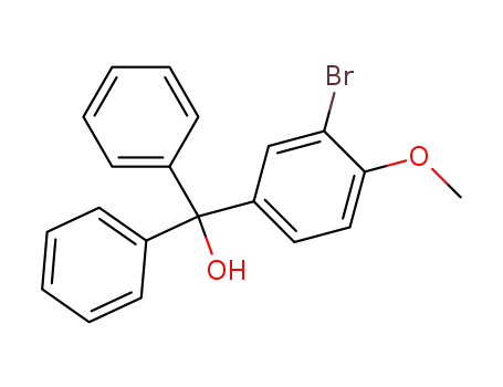 (3-bromo-4-methoxyphenyl)diphenylmethanol