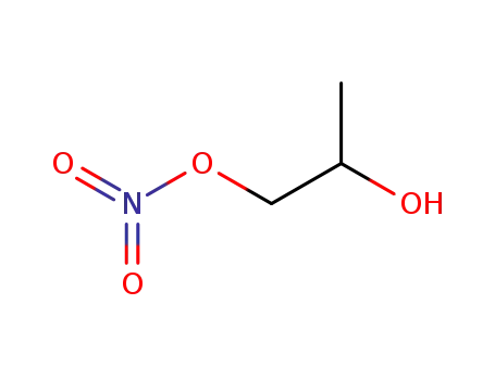 Molecular Structure of 20266-65-3 (2-hydroxypropyl nitrate)
