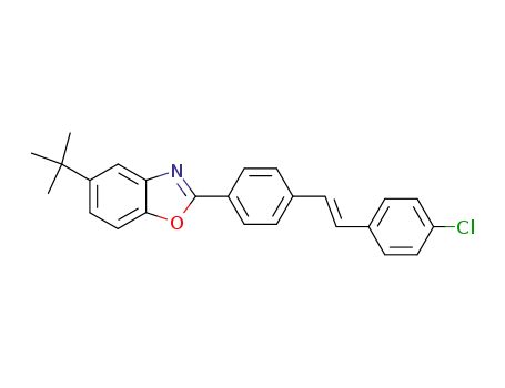 5-<i>tert</i>-butyl-2-[4-(4-chloro-<i>trans</i>-styryl)-phenyl]-benzooxazole