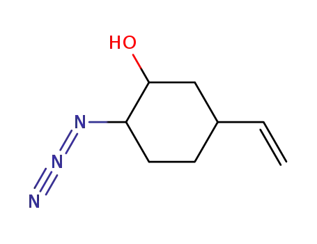 Molecular Structure of 83185-49-3 (Cyclohexanol, 2-azido-5-ethenyl-)