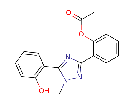 1-methyl-3-(o-hydroxyphenyl)-5-(acetoxyphenyl)-1,2,4-triazole