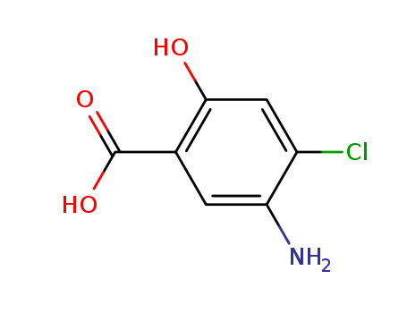 Benzoic acid,5-amino-4-chloro-2-hydroxy-