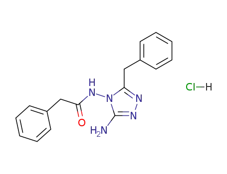 3-amino-5-benzyl-4-(phenylacetamido)-4H-1,2,4-triazole hydrochloride